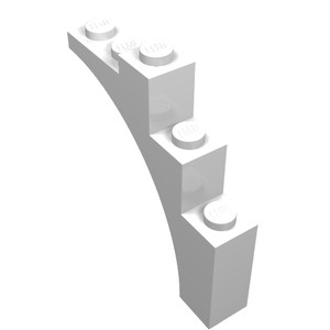 LEGO 2339 Arch 1 x 5 x 4 - Continuous Bow in White - Authentic LEGO Part