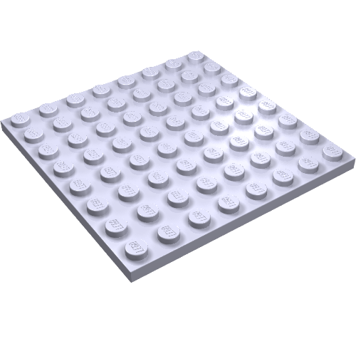 LEGO 41539 Plate 8 x 8 in Light Violet - Authentic LEGO Part