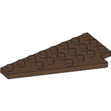 LEGO 3933 Wedge, Plate 8 x 4 Wing Left in Brown - Authentic LEGO Part