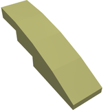 LEGO 61678 Slope, Curved 4 x 1 in Olive Green - Authentic LEGO Part
