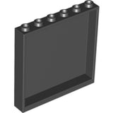 LEGO 59349 Panel 1 x 6 x 5 in Black - Authentic LEGO Part