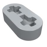 LEGO 41677 Technic, Liftarm Thin 1 x 2 - Axle Holes in Light Bluish Gray - Authentic LEGO Part