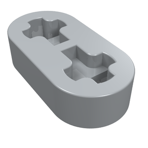 LEGO 41677 Technic, Liftarm Thin 1 x 2 - Axle Holes in Light Bluish Gray - Authentic LEGO Part