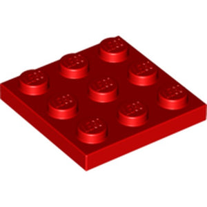 LEGO 11212 Plate 3 x 3 in Red - Authentic LEGO Part
