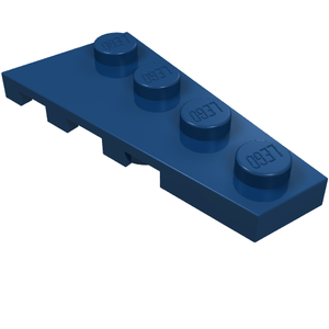 LEGO 41769 Wedge, Plate 4 x 2 Right in Dark Blue - Authentic LEGO Part