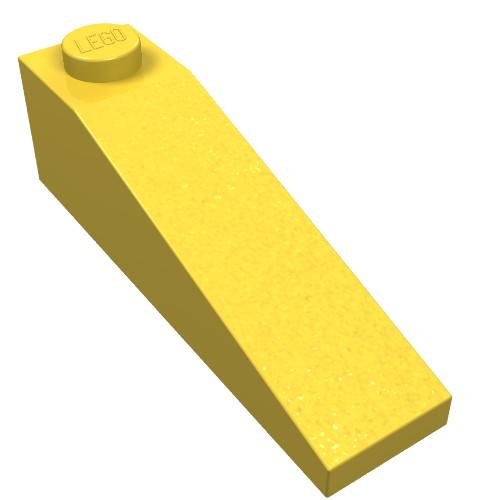 LEGO 60477 Slope 18 4 x 1 in Yellow - Authentic LEGO Part
