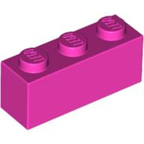 LEGO 3622 Brick 1 x 3 in Dark Pink - Authentic LEGO Part
