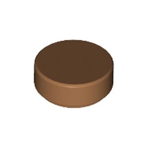 LEGO 98138 Tile, Round 1 x 1 in Medium Nougat - Authentic LEGO Part
