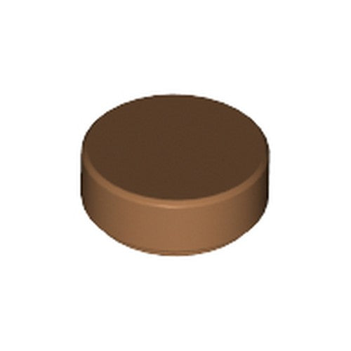 LEGO 98138 Tile, Round 1 x 1 in Medium Nougat - Authentic LEGO Part