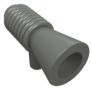 LEGO 4349 Minifigure, Utensil Loudhailer / Megaphone / SW Blaster in Dark Bluish Gray - Authentic LEGO Part