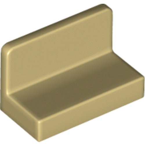 LEGO 4865b Panel 1 x 2 x 1 with Rounded Corners in Tan - Authentic LEGO Part