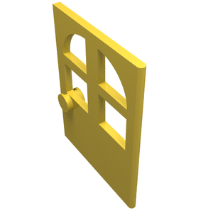 LEGO 600 Door 1 x 6 x 6 FreeStyle in Yellow - Authentic LEGO Part