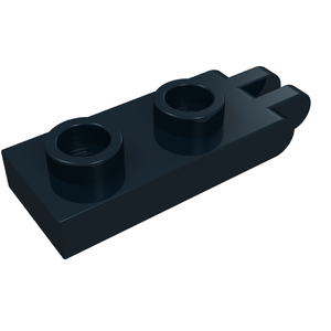 LEGO 4276b Hinge Plate 1 x 2 with 2 Fingers on End - Hollow Studs in Black - Authentic LEGO Part