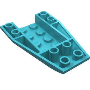 LEGO 43713 Wedge 6 x 4 Triple Inverted Curved in Medium Azure - Authentic LEGO Part