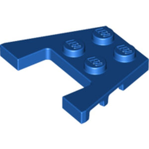 LEGO 48183 Wedge, Plate 3 x 4 with Stud Notches in Blue - Authentic LEGO Part