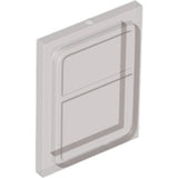 LEGO 35157 Glass for Train Door with Lip on All Sides - Main Product Image