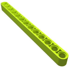 LEGO 41239 Technic, Liftarm Thick 1 x 13 in Lime - Authentic LEGO Part
