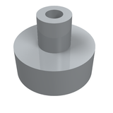 LEGO 20482 Tile, Round 1 x 1 with Bar and Pin Holder - Main Product Image
