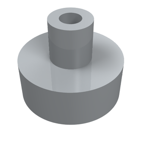 LEGO 20482 Tile, Round 1 x 1 with Bar and Pin Holder - Main Product Image
