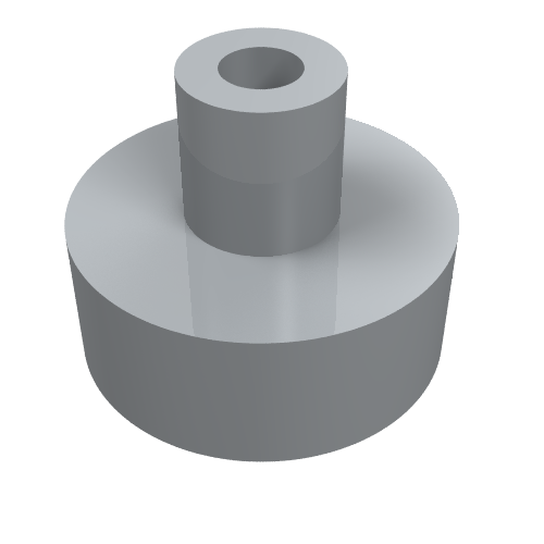LEGO 20482 Tile, Round 1 x 1 with Bar and Pin Holder - Main Product Image