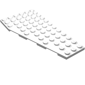 LEGO 30356 Wedge, Plate 12 x 6 Right in White - Authentic LEGO Part