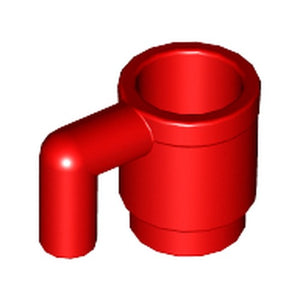 LEGO 3899 Minifigure, Utensil Cup in Red - Authentic LEGO Part