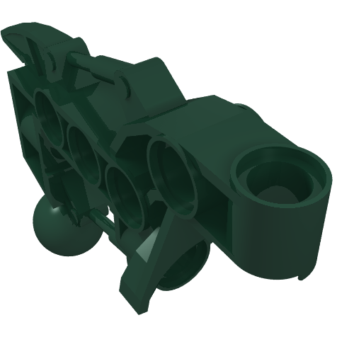 LEGO 50922 Bionicle Toa Hordika Arm Upper Section with Ball Joint in Dark Green - Authentic LEGO Part