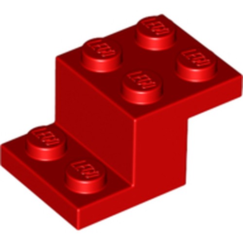 LEGO 73562 Bracket 3 x 2 x 1 1/3 with Bottom Stud Holder in Red - Authentic LEGO Part