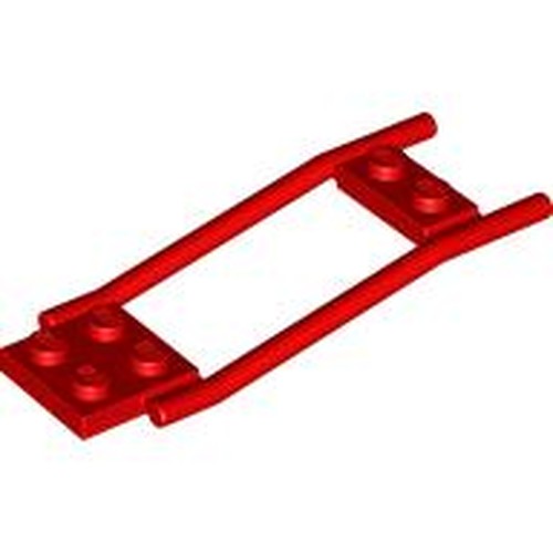 LEGO 2397 Horse Hitching / Harness Traces in Red - Authentic LEGO Part