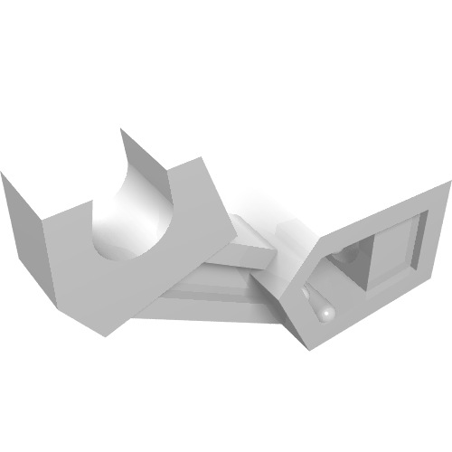 LEGO 53989 Arm Mechanical, Exo-Force / Bionicle, Thin Support in White - Authentic LEGO Part
