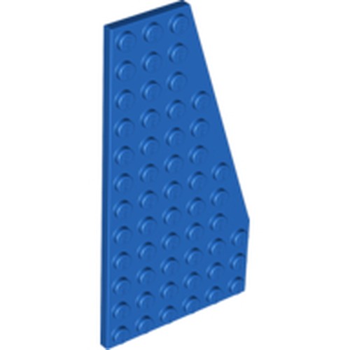 LEGO 30356 Wedge, Plate 12 x 6 Right in Blue - Authentic LEGO Part