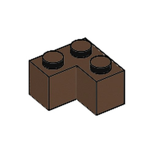 LEGO 2357 Brick 2 x 2 Corner in Brown - Authentic LEGO Part