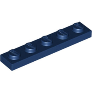 LEGO 78329 Plate 1 x 5 in Dark Blue - Authentic LEGO Part