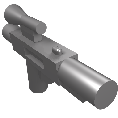 LEGO 58247 Minifigure, Weapon Gun, Blaster SW Standard - Main Product Image