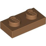 LEGO 3023 Plate 1 x 2 in Medium Nougat - Authentic LEGO Part