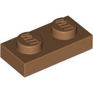 LEGO 3023 Plate 1 x 2 in Medium Nougat - Authentic LEGO Part