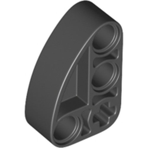 LEGO 71708 Technic, Liftarm, Modified L-Shape Quarter Ellipse Thick 2 x 3 in Black - Authentic LEGO Part