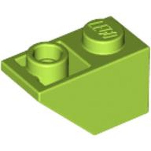 LEGO 3665 Slope, Inverted 45 2 x 1 in Lime - Authentic LEGO Part
