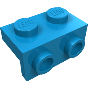 LEGO 99781 Bracket 1 x 2 - 1 x 2 in Dark Azure - Authentic LEGO Part