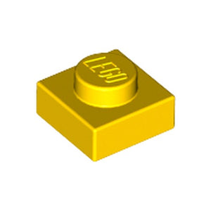 LEGO 3024 Plate 1 x 1 in Yellow - Authentic LEGO Part