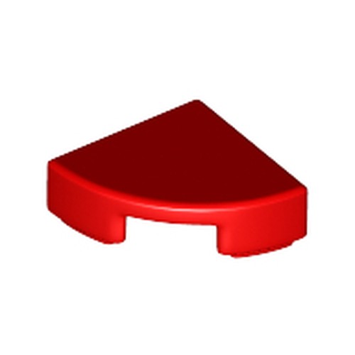 LEGO 25269 Tile, Round 1 x 1 Quarter in Red - Authentic LEGO Part