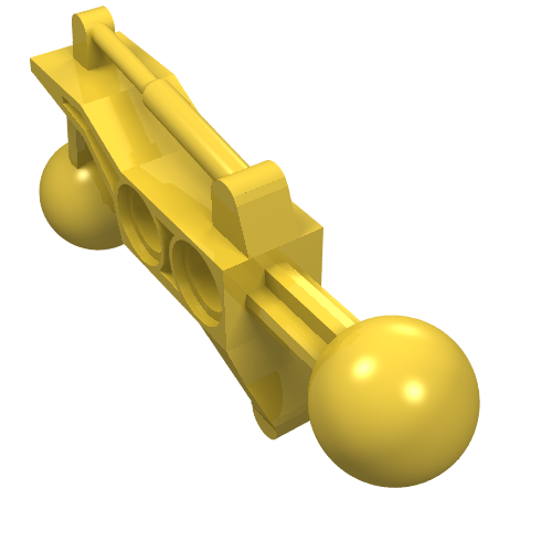 LEGO 32173 Technic Ball Joint 2 x 7 with 2 Ball Joint in Yellow - Authentic LEGO Part