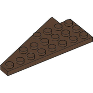 LEGO 3934 Wedge, Plate 8 x 4 Wing Right in Brown - Authentic LEGO Part
