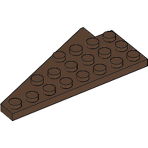 LEGO 3934 Wedge, Plate 8 x 4 Wing Right in Brown - Authentic LEGO Part