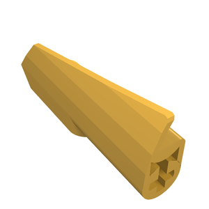 LEGO 11946 Technic, Panel Fairing #21 Very Small Smooth, Side B in Bright Light Orange - Authentic LEGO Part