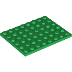LEGO 3036 Plate 6 x 8 in Green - Authentic LEGO Part