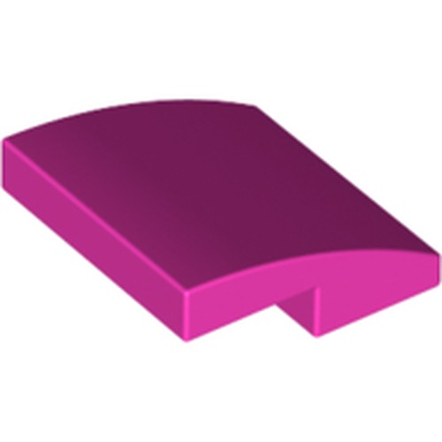 LEGO 15068 Slope, Curved 2 x 2 x 2/3 in Dark Pink - Authentic LEGO Part