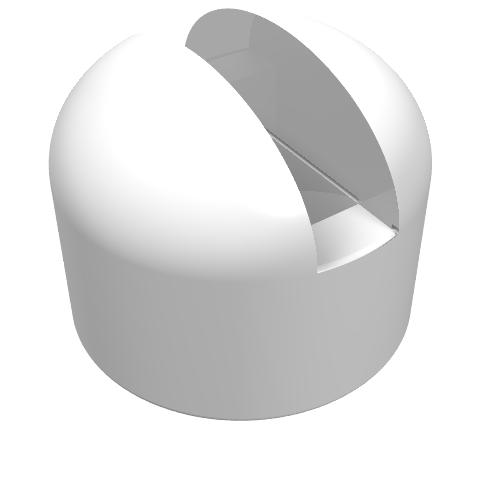 LEGO 4592 Antenna Small Base in White - Authentic LEGO Part