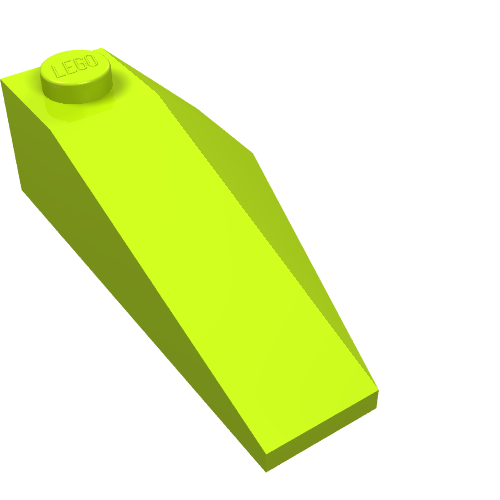 LEGO 43710 Wedge 4 x 2 Triple Left in Lime - Authentic LEGO Part