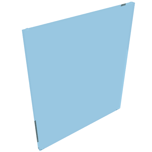 LEGO 42509 Glass for Window 1 x 6 x 6 Flat Front - Main Product Image